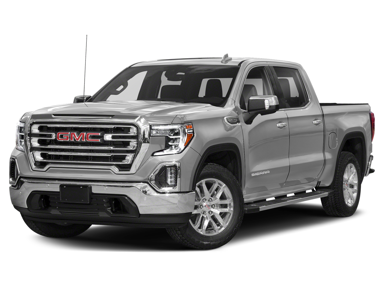 2020 GMC Sierra 1500 SLT in Red Quartz Tintcoat — front three-quarter view