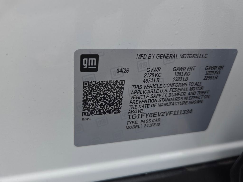2027 Chevrolet Bolt — interior view