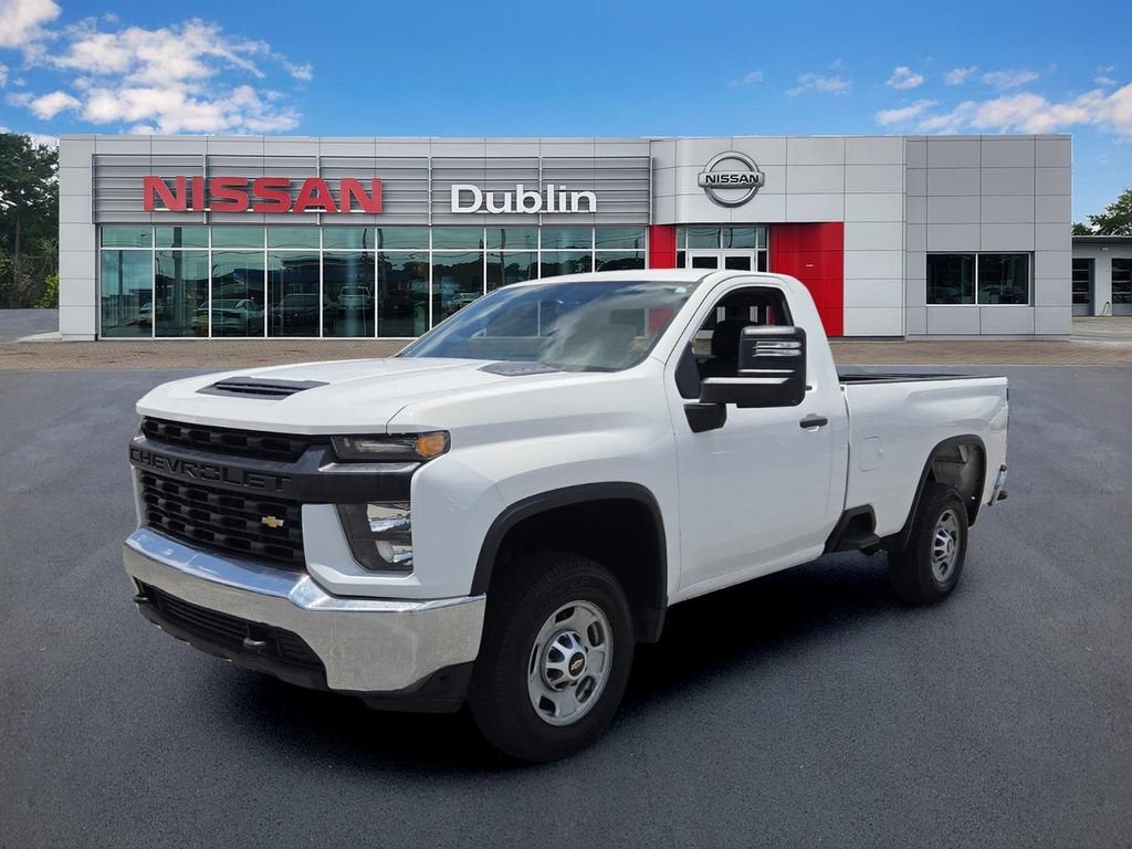 2022 Chevrolet Silverado 2500 HD WT in Summit White — front three-quarter view