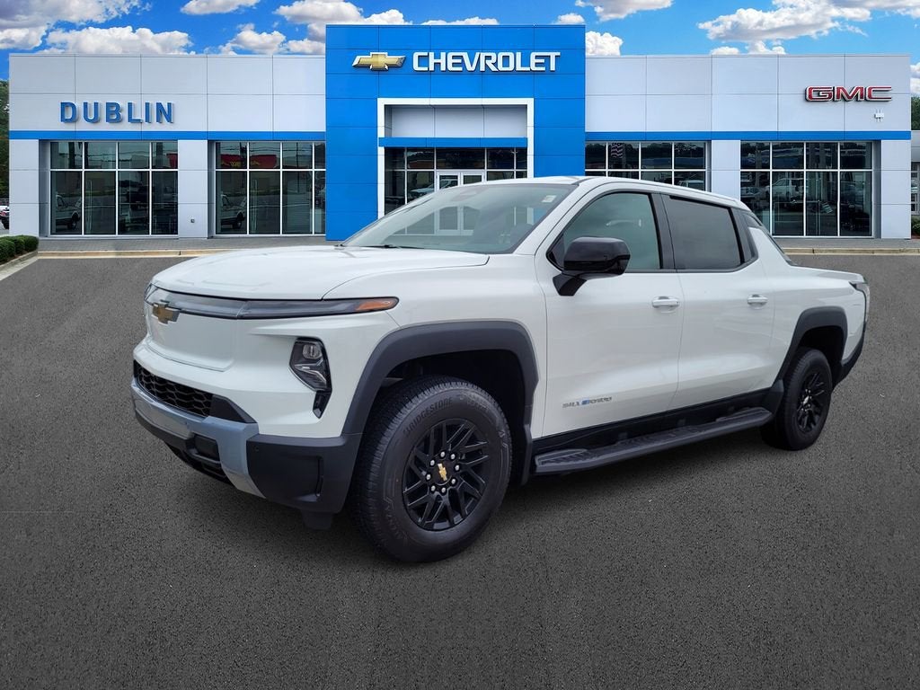 2026 Chevrolet Silverado EV LT - Standard Range in Summit White — front three-quarter view