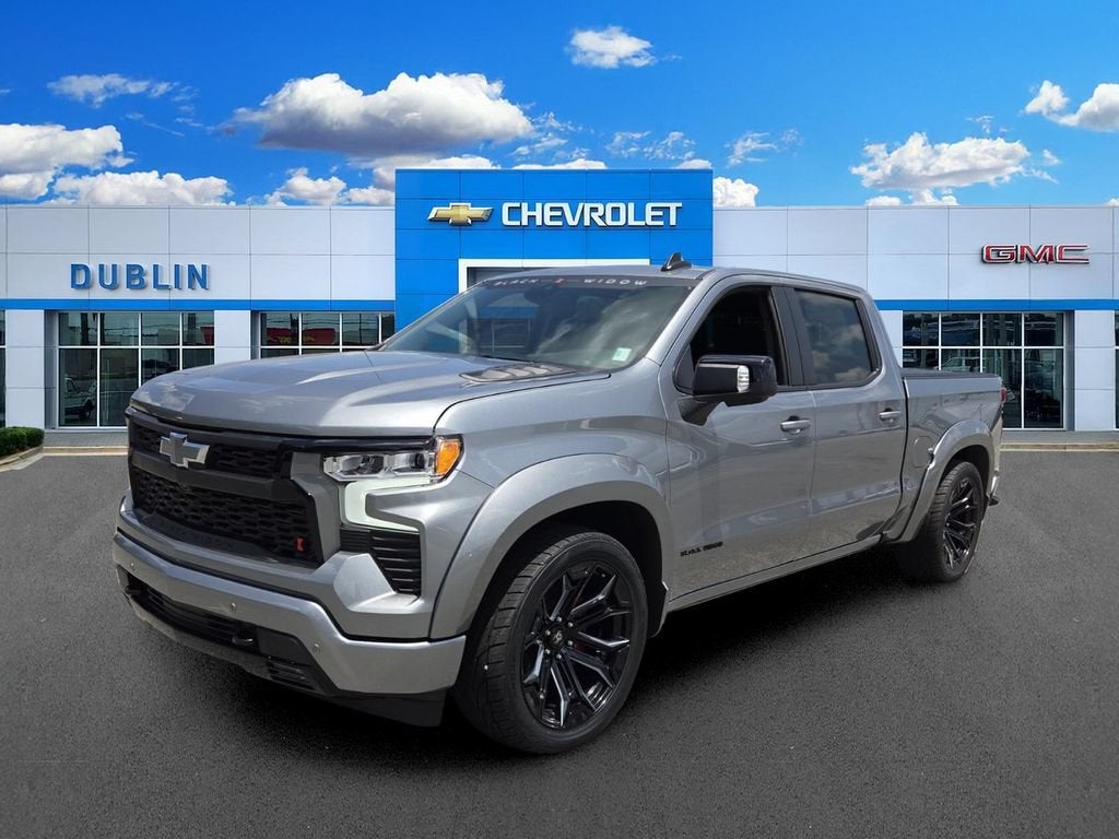 2026 Chevrolet Silverado 1500 RST in Sterling Gray Metallic — front three-quarter view