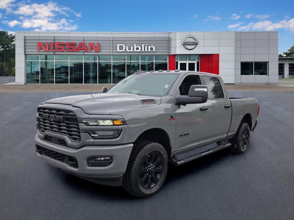 2026 RAM 3500 Big Horn Crew Cab 4x4 6'4" Box in Gray — front three-quarter view