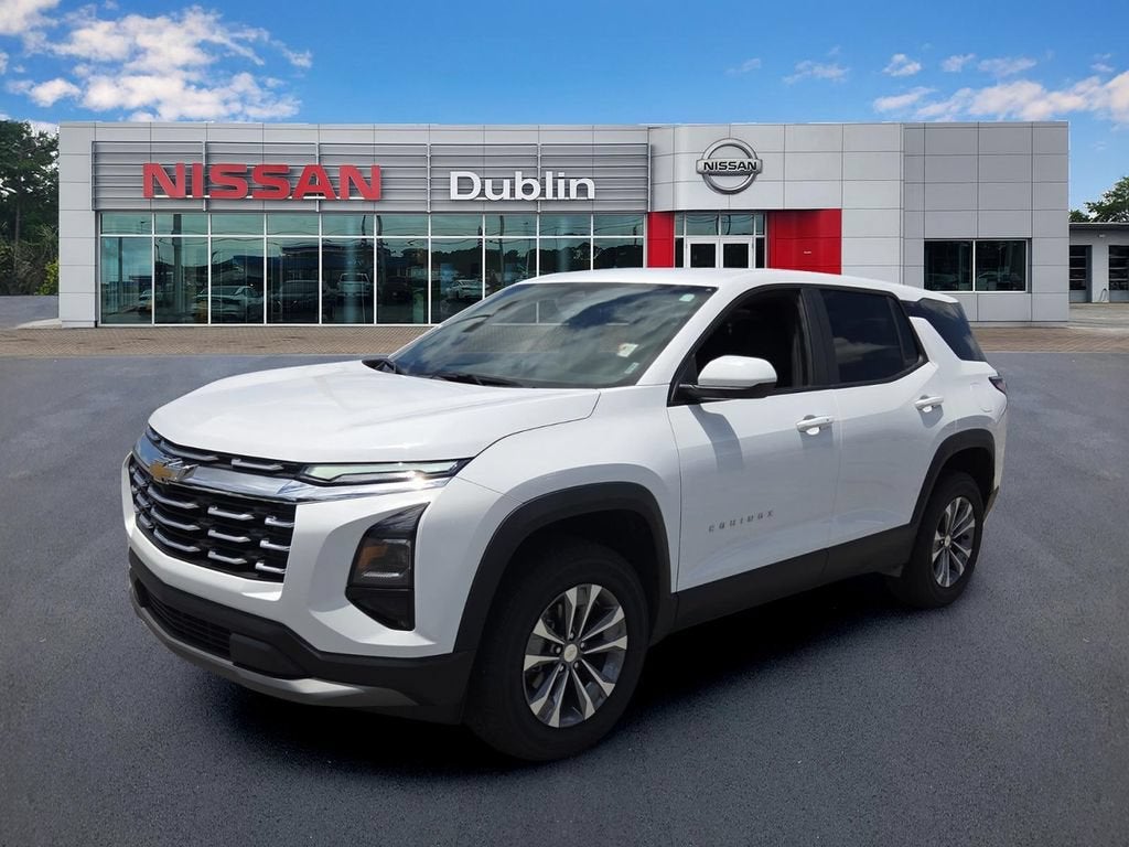 2026 Chevrolet Equinox LT in Summit White — front three-quarter view