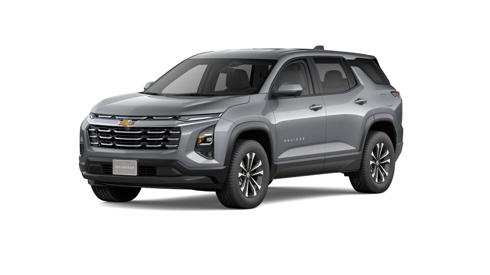 2026 Chevrolet Equinox LT in Sterling Gray Metallic — front three-quarter view