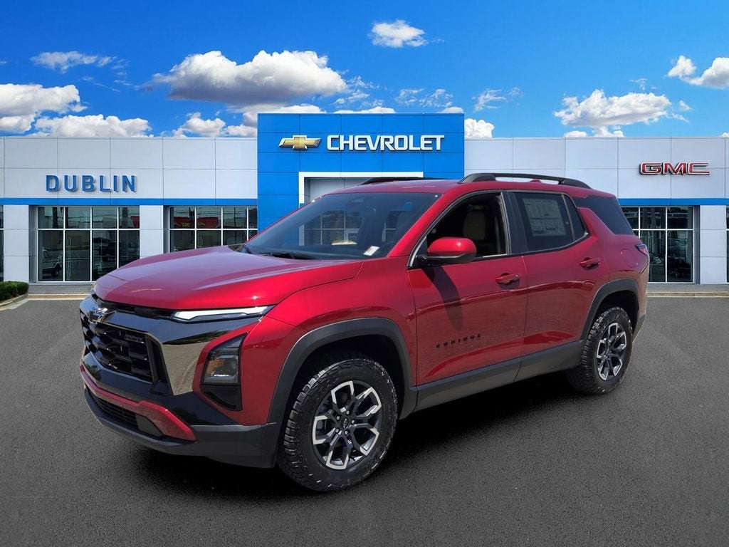 2026 Chevrolet Equinox ACTIV in Radiant Red Tintcoat — front three-quarter view